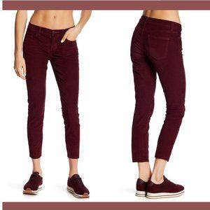 NWT $208‎ Current/elliott The Stiletto Corduroy Skinny Ankle Jeans [SZ 25 ]